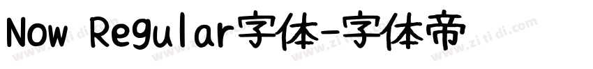 Now Regular字体字体转换